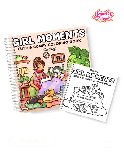 🎨 Libro para Pintar GIRL MOMENTS