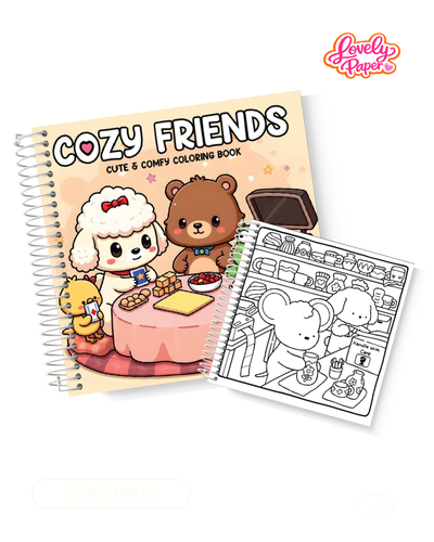 🎨 Libro para Pintar COZY FRIENDS