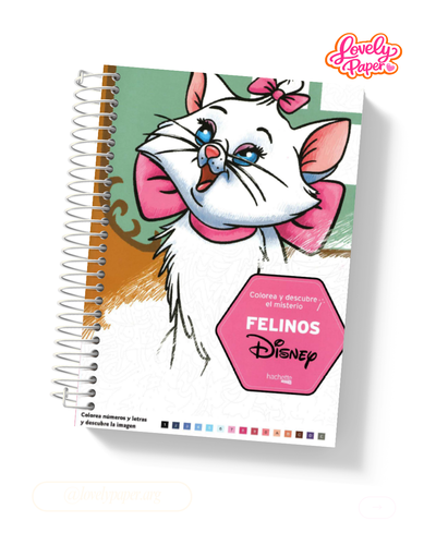 🎨 Libro para Pintar DISNEY FELINOS