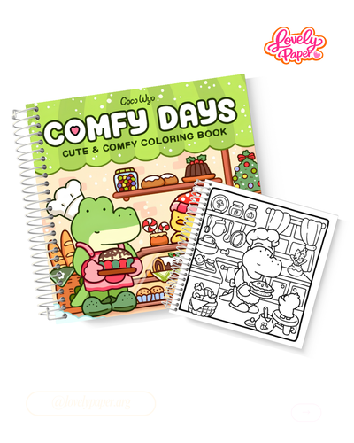 🎨 Libro para Pintar COMFY DAYS