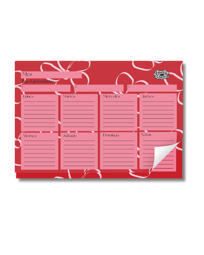 ✨ Planner Semanal de Escritorio Encolado o Imantado 😋