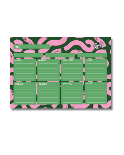 ✨ Planner Semanal de Escritorio Encolado o Imantado 😋