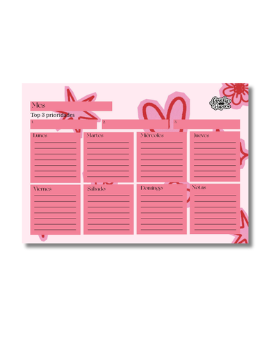 ✨ Planner Semanal de Escritorio Encolado o Imantado 😋