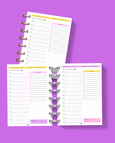 PLANIFICADORES PARA CUADERNOS DE DISCOS