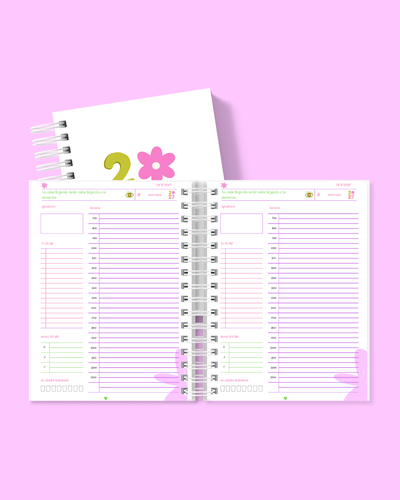 Agenda Trendy 2027 | Archivo Digital para Imprimir DIARIA HORAS Y TODOLIST