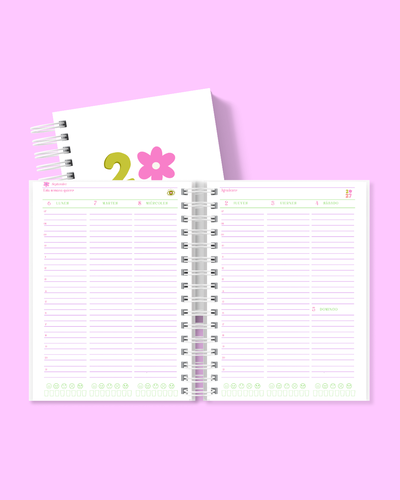 Agenda Trendy 2027 | Archivo Digital para Imprimir SEMANAL HORAS
