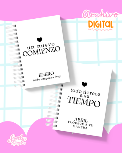AGENDA IMPRIMIBLE 2027 LOVELY SEMANAL SIN HORAS🥰