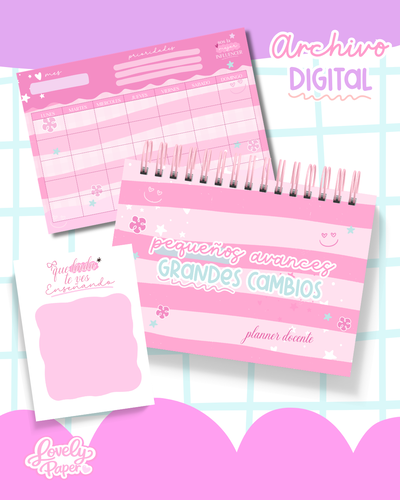 Combo Docente Premium | Kit Completo para Regalo | Archivo Digital Imprimible 🎀