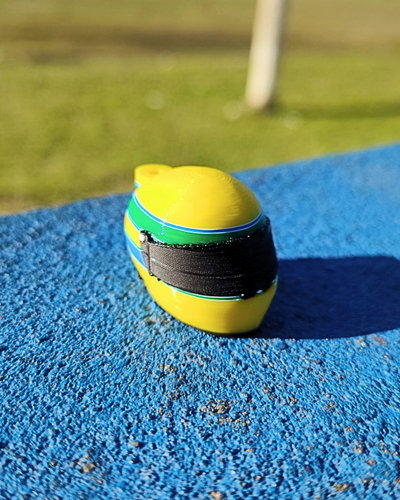 Llavero Casco Ayrton Senna