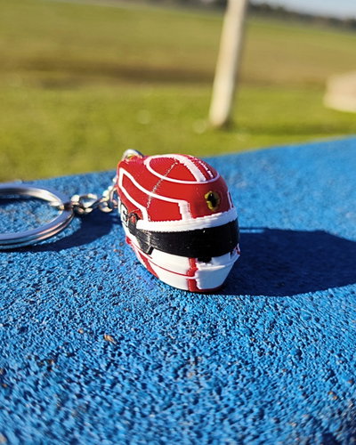 Llavero Casco Charles Leclerc
