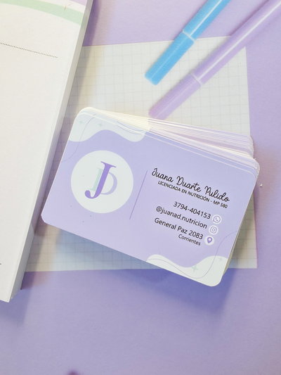 Tarjetas Personales (simple faz)