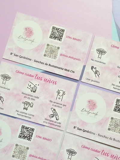Tarjetas Personales (doble faz)