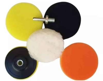 Kit Pads Pulido 3 pulgadas para taladro, 