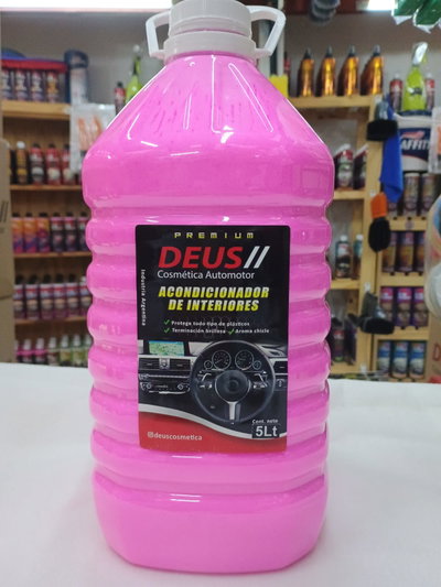 ACONDICIONADOR DE PLASTICOS INTERIOR AROMA CHICLE DEUS