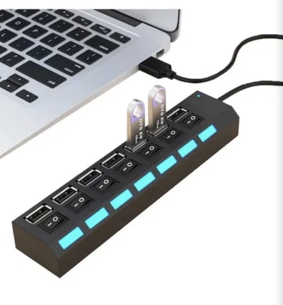 HUB 7 PUERTOS USB 2.0