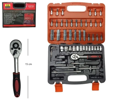 SET DE LLAVE TUBO 53PCS