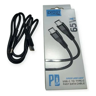 CABLE PRO21 C A C 65W MALLADO