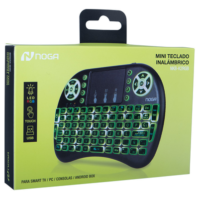 MINI TECLADO INALÁMBRICO RETROILUMINA 