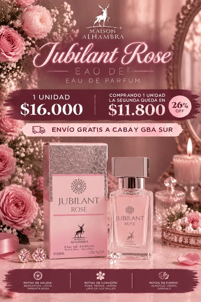 MAISON ALHAMBRA JUBILANT ROSE 30ML