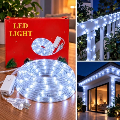 MANGUERA LED NAVIDEÑA 7MM 5M FRIA 220V