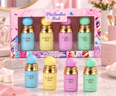 SET 4 PERFUMES PARIS CORNER MARSHMALLOW BLUSH 30ml