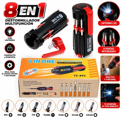 DESTORNILLADOR 8 EN 1