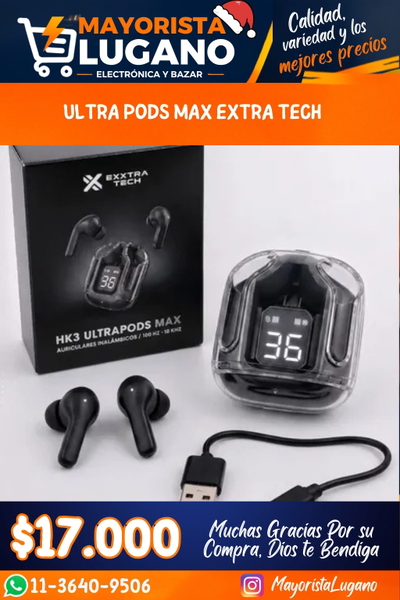 ULTRA PODS MAX EXTRA TECH