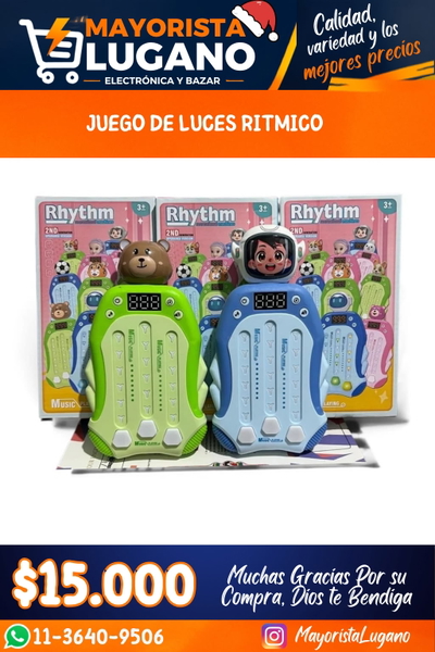 juego de luces ritmico