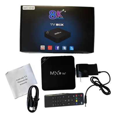 MX9 TV BOX SMART TV 8K 512GB RAM 1024GB
