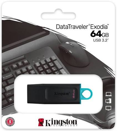 PENDRIVE KINGSTON 64GB REPLICA
