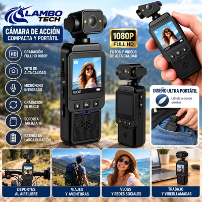 VIDEOCAMARA DEPORTIVA PORTATIL