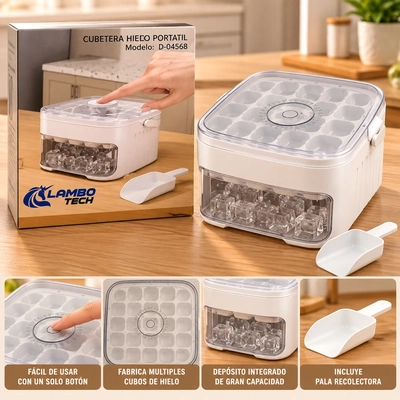 CUBETERA HIELERO PORTATIL