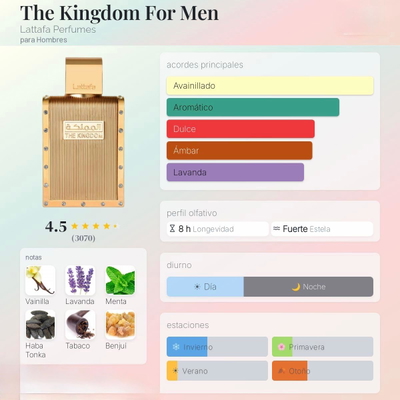 The Kingdom EDP Masc 100ML