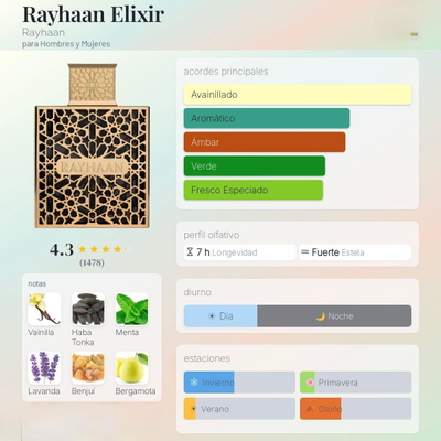 Rayhaan Elixir EDP Unisex 100ML