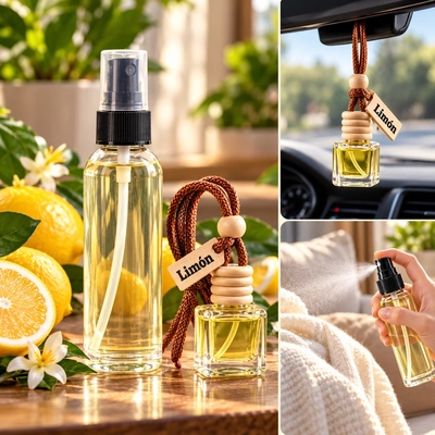 AROMATIZANTE LIMON P/AUTO + FRAGANCIA TEXTIL 30ML