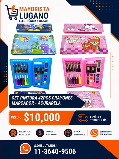SET DE PINTURA 42PCS