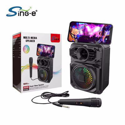 PARLANTE 3" C/SOPORTE Y MICROFONO 1200MAH