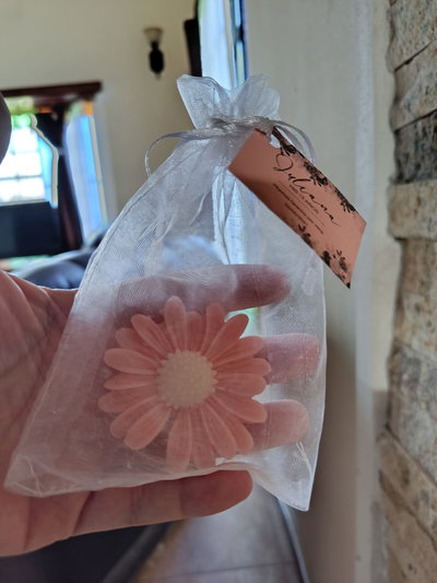 Souvenir de Vela de Margarita + Bolsita + Etiqueta