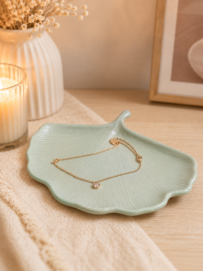 Abanico Portajoyas de Yeso