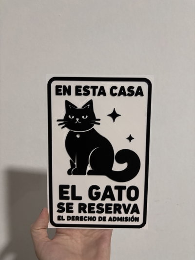 Placa decorativa 