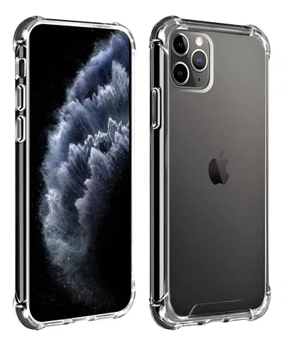 Funda TPU Anti Shock Transparente para iPhone 11 pro max | Protección Reforzada