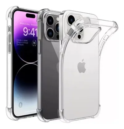 Funda TPU Anti Shock Transparente para iPhone 16 PRO MAX | Protección Reforzada