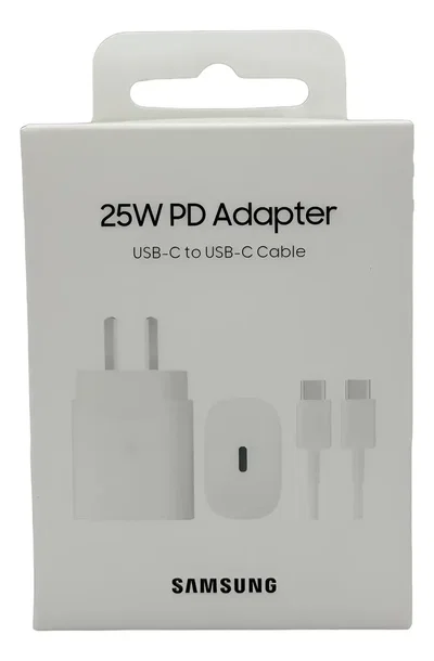 Cargador Samsung 25W + Cable USB-C