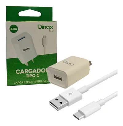 Cargador Dinax 3.0 Tipo-C Carga Rápida