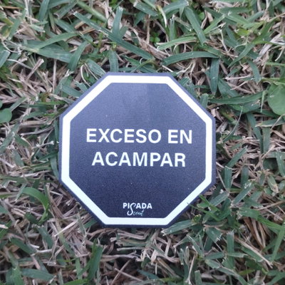 Exceso en acampar