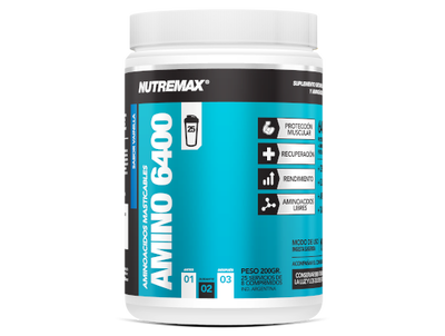 AMINO 6400 Masticable x 200 Nutremax