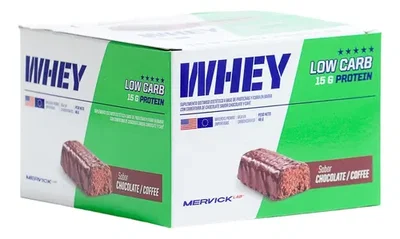 Caja Low Carb Protein Bar x 46 Grs Mervick (12 unidades)