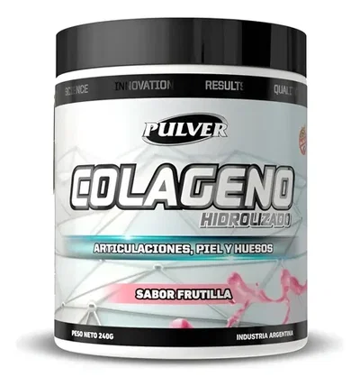 Colageno Hidrolizado Puro 240 grs de Pulver Sin Tacc