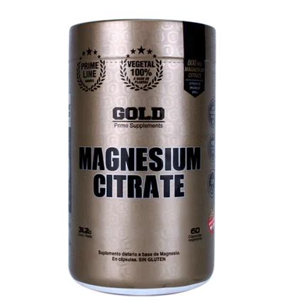 Citrato de Magnesio x 60 Caps Gold nutrition