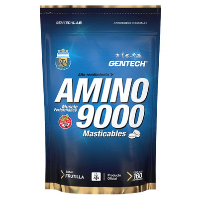 Amino 9000 Masticable x 160 comp Gentech